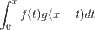 gif.latex?\int_0^x&space;f(t)g(x&space;-&space;t)dt.gif