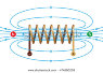 -field-of-a-current-carrying-coil-electromagnetic-coil-conductor-made-of-a-copper-wire-474690208.jpg