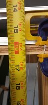 center measurement - ceiling to board