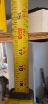 right measurement - ceiling to board