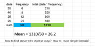 find mean with multiple data [shortcut].png