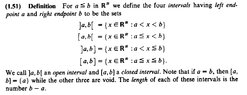 Stromberg -  Defn 1.51 ... Intervals of R ... .png