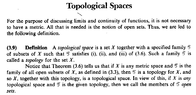 Stromberg -  Defn 3.9  ... Defn of a Topological Space ... .png