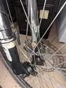 Blue MTB speedometer sensor and magnet.webp