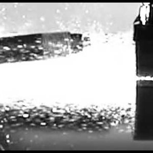 High speed video of shock tube simulating blast wave