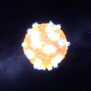 Caught for the First Time: The Early Flash of an Exploding Star