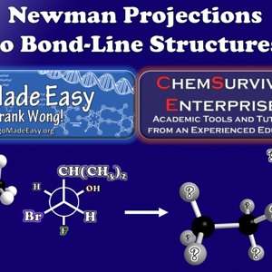 Converting Newman Projections to Bond-Line Structures