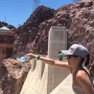 Hoover Dam water bottle experiment!