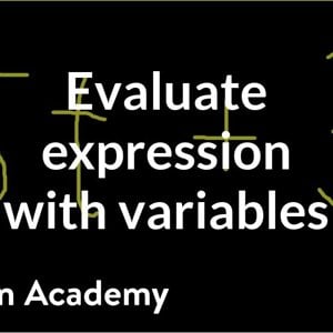 How to evaluate an expression with variables | Introduction to algebra | Algebra I | Khan Academy