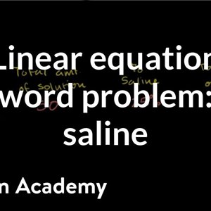 Mixture problems 2 | Linear equations | Algebra I | Khan Academy