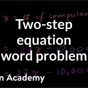 Basic linear equation word problem | 7th grade | Khan Academy