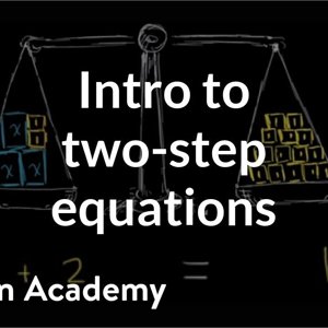 Solving two-step equations | Linear equations | Algebra I | Khan Academy