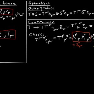 04. Tensor primer for Special Relativity: Some tensor properties - YouTube