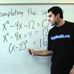 Algebra - Completing the square