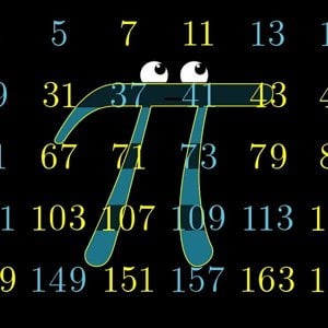 Pi hiding in prime regularities - YouTube