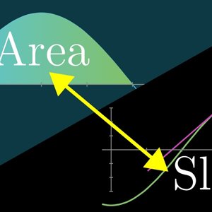 What does area have to do with slope? | Chapter 9, Essence of calculus - YouTube