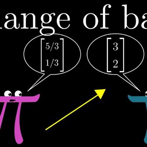 Change of basis | Essence of linear algebra, chapter 9 - YouTube