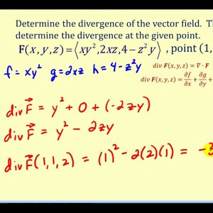 The Divergence of a Vector Field