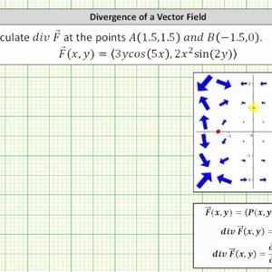 (Basic)Determine the Divergence of a 2D Vector Field (Trig)