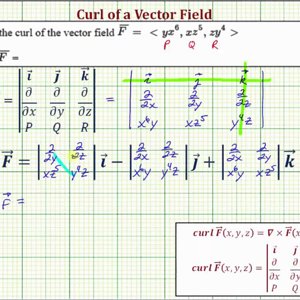 Ex1: The Curl of a Vector Field