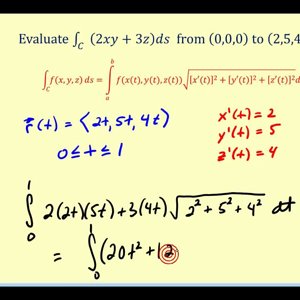 Line Integrals in R^3