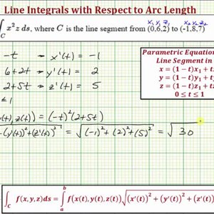 Evaluate the Line Integral of x^2z Along a Line Segment in 3D