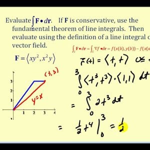 The Fundamental Theorem of Line Integrals - Part 1