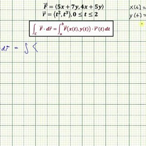 Ex 2: Fundamental Theorem of Line Integrals - Given Vector Field in a Plane (Not Conservative)