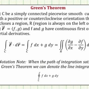 Evaluate a Line Integral using Green's Theorem