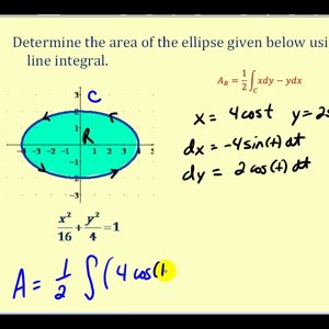 Determining Area using Line Integrals