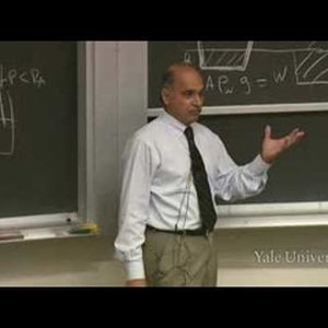 Fundamentals of Physics by Professor Ramamurti Shankar: 20. Fluid Dynamics and Statics and Bernoulli's Equation