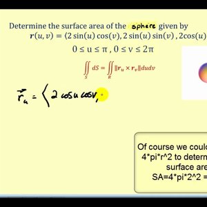 Area of a Parameterized Surface
