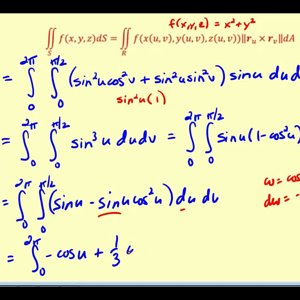 Surface Integrals with Parameterized Surface - Part 2