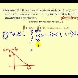 Surface Integral of a Vector Field - Part 1