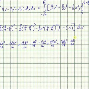 Ex 3: Set Up and Evaluate a Triple Integral of y - Part 2: Evaluate the Triple Integral