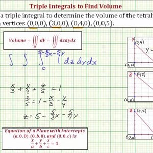 Triple Integrals: Find the Volume of a Tetrahedron Given the Vertices