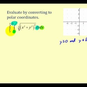 Double Integrals in Polar Coordinates - Example 1