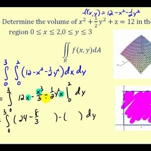 Introduction to Double Integrals and Volume