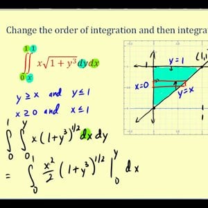 Double Integrals: Changing the Order of Integration - Example 1