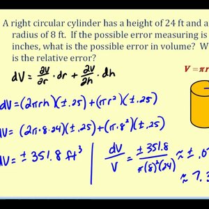 Applications of Differentials of Functions of Several Variables
