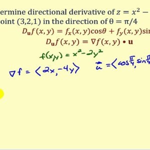 Directional Derivatives