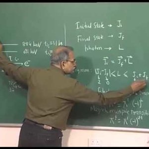 Nuclear Physics by Prof. H. C. Verma (NPTEL):- Lecture 29: Gamma decay