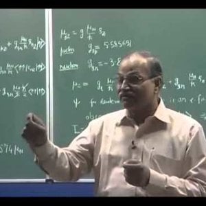 Nuclear Physics by Prof. H. C. Verma (NPTEL):- Lecture 13: Deuteron (Part 3)