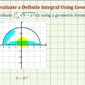 Ex: Evaluate a Definite Integral Using a Geometric Formula (Semicircle)