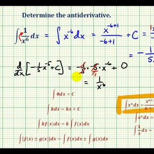 Ex 4: Determine Antiderivatives