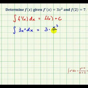 Ex: Find the Particular Solution to a Basic Differential Equation