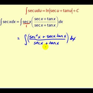 The Six Basic Trigonometric Integration Formulas