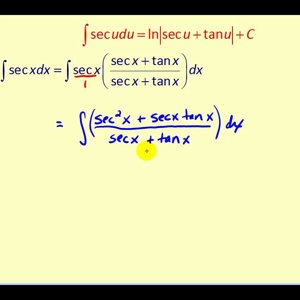 The Six Basic Trigonometric Integration Formulas