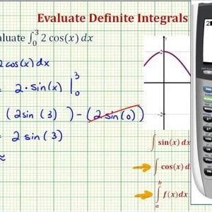 Ex: Definite Integration Involving a Basic Trig Function (above and below x-axis)