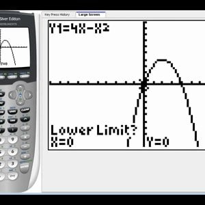 Determining the value of a definite integral on the graphing calculator